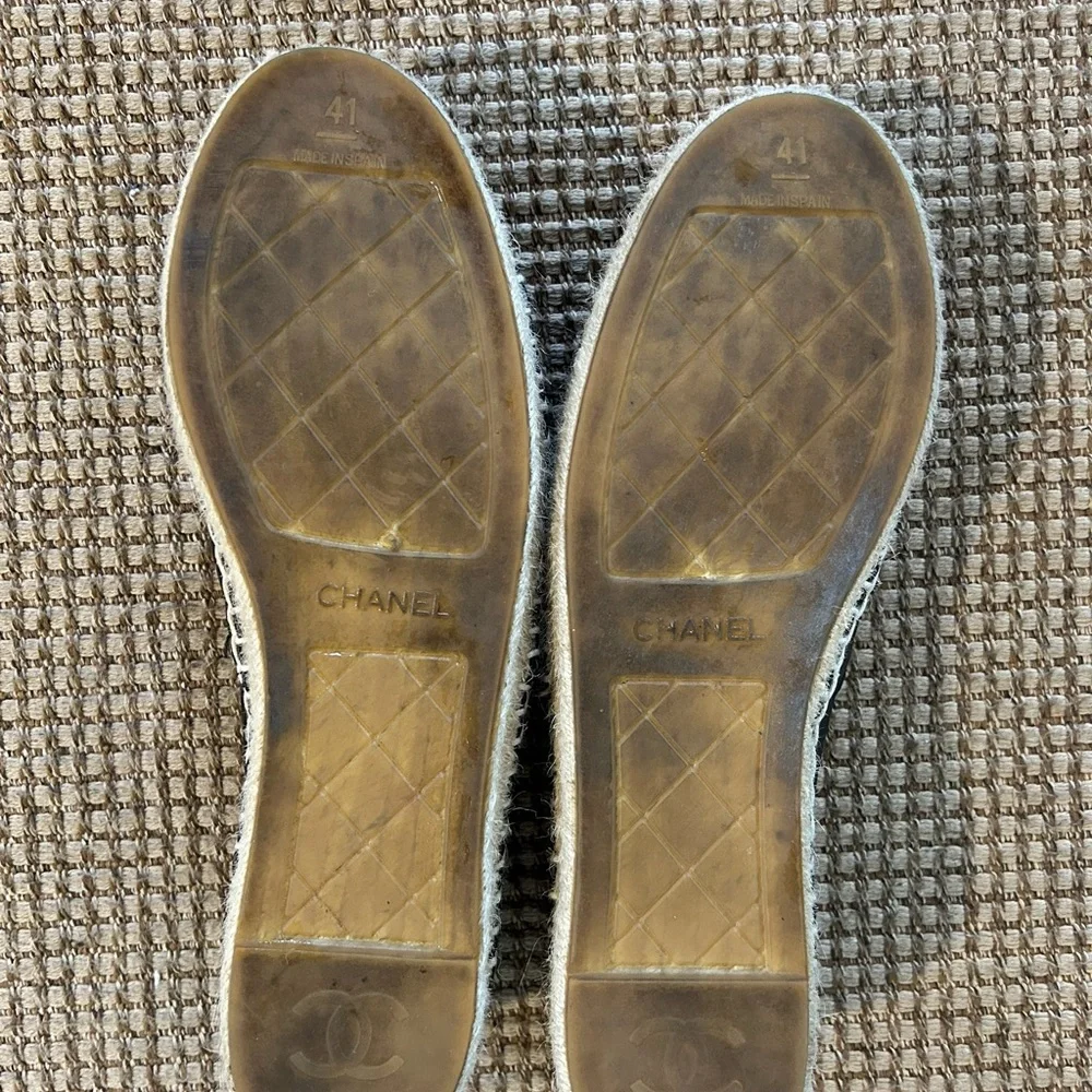 Black Espadrille Flats - Picture 4 of 4